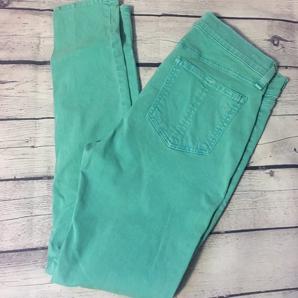 Rag & Bone Mint Green Skinny Legging Jeans